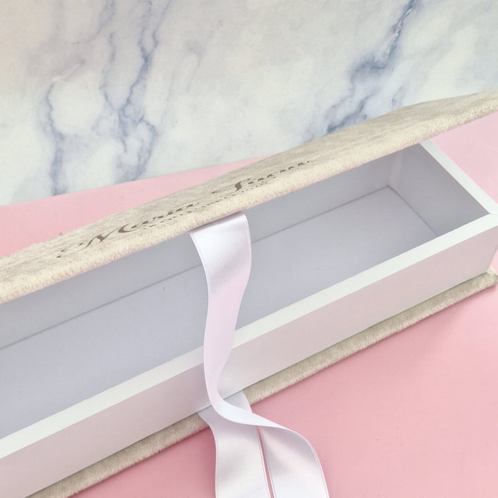 Caixa Batizado VELUDO PREMIUM para Vela - Cutxi Cutxi - Presentes Personalizados