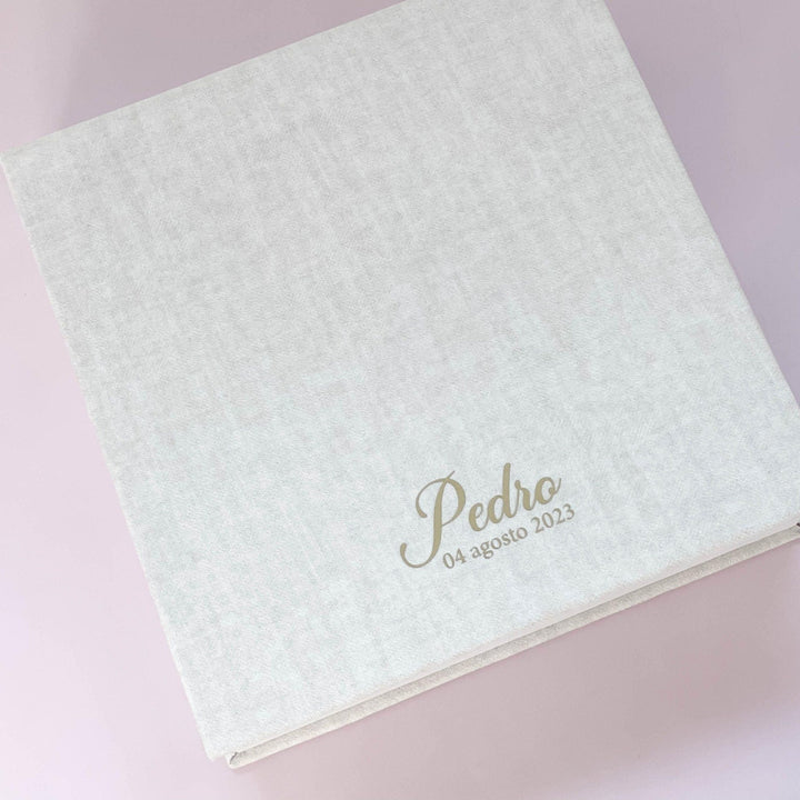 Caixa Batizado VELUDO PREMIUM para Vela Concha Toalha Roupa - Cutxi Cutxi - Presentes Personalizados