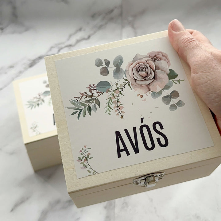Caixa Convite de Batizado Aromático | Madrinha, Avós, Tias - Cutxi Cutxi - Presentes Personalizados