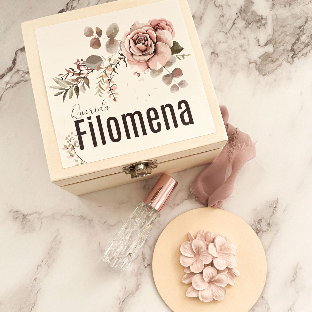 Caixa Convite de Casamento Aromático | Casamento - Cutxi Cutxi - Presentes Personalizados