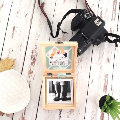 Caixa de Memórias PAI com fotografias - Cutxi Cutxi - Presentes Personalizados