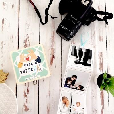 Caixa de Memórias PAI com fotografias - Cutxi Cutxi - Presentes Personalizados
