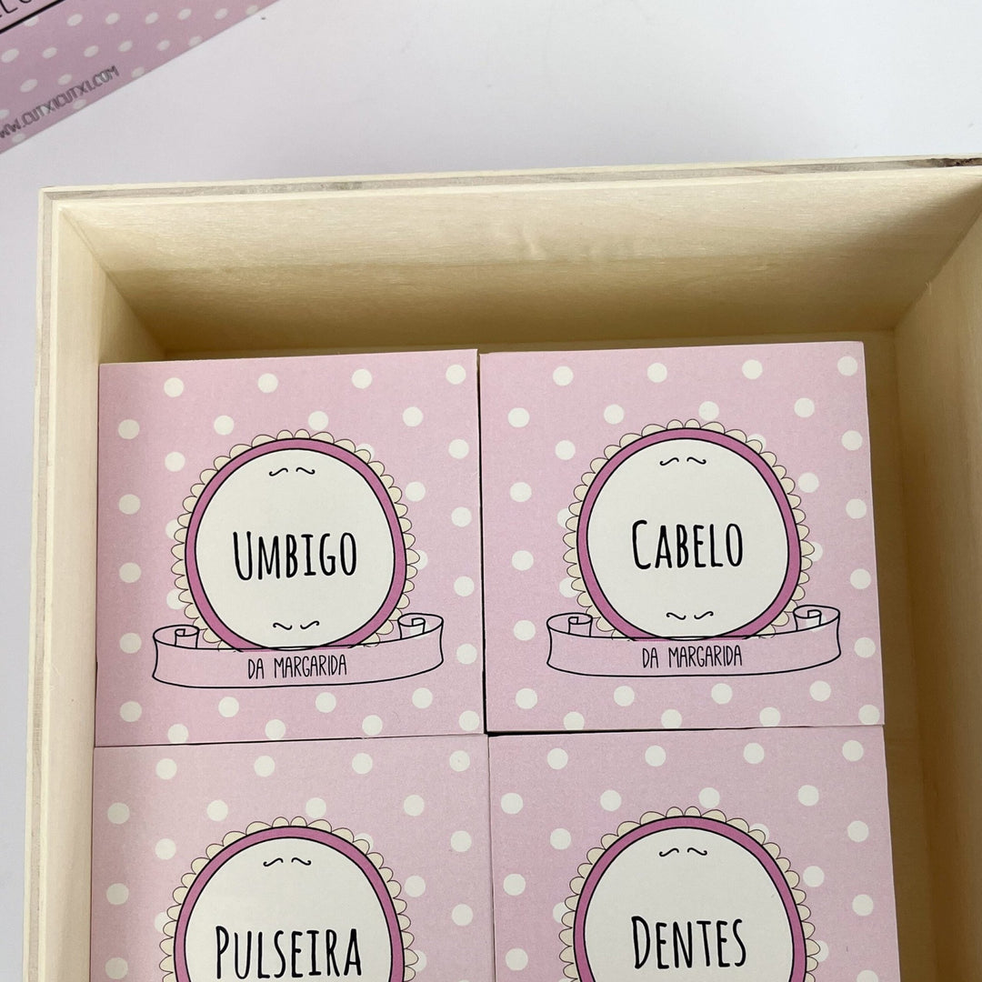 Caixa de Recordações para Bebé - Cutxi Cutxi - Presentes Personalizados