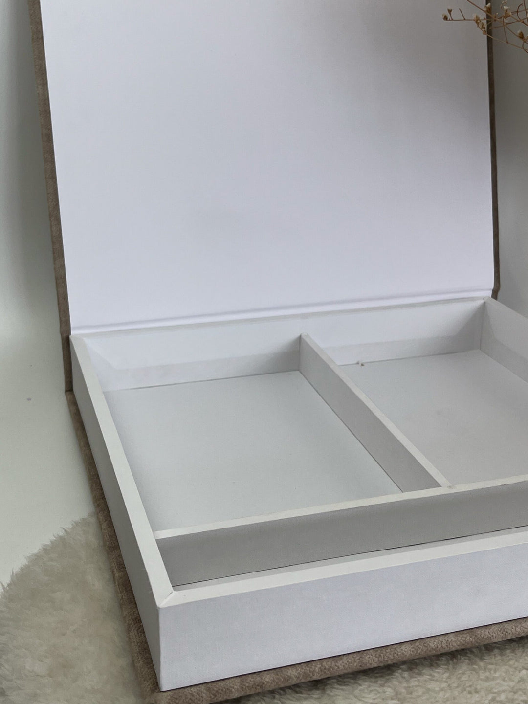 Caixa Batizado PREMIUM para Vela Concha e Toalha