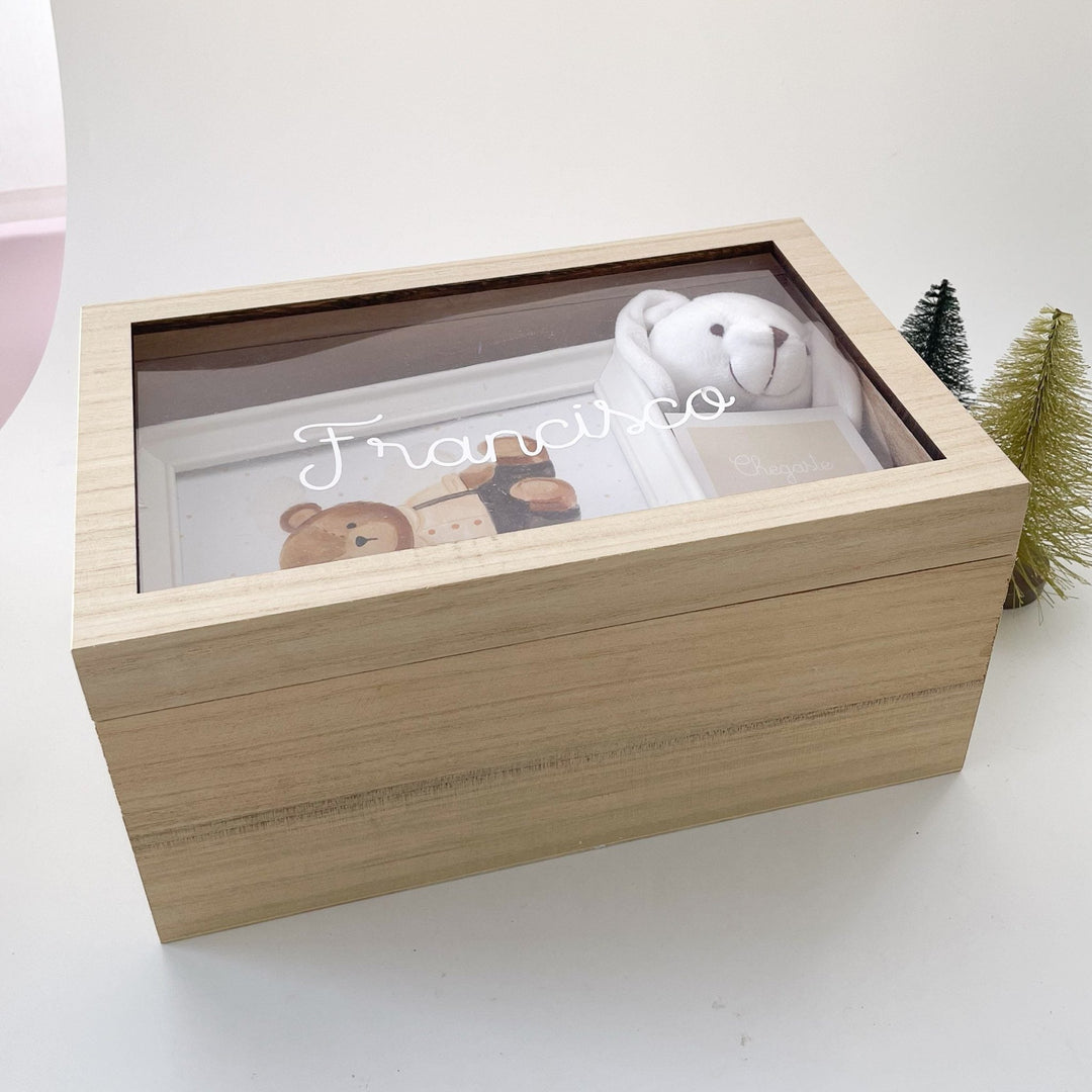 Caixa do Bebé — Primeiras Memórias - Cutxi Cutxi - Presentes Personalizados