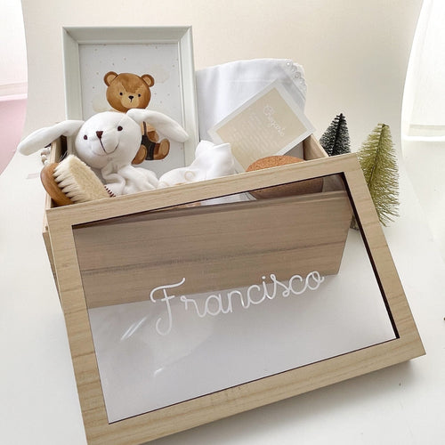 Caixa do Bebé — Primeiras Memórias - Cutxi Cutxi - Presentes Personalizados