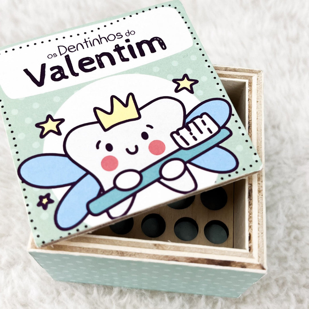 Caixa Fada dos Dentes - Guarda Dentinhos - Cutxi Cutxi - Presentes Personalizados
