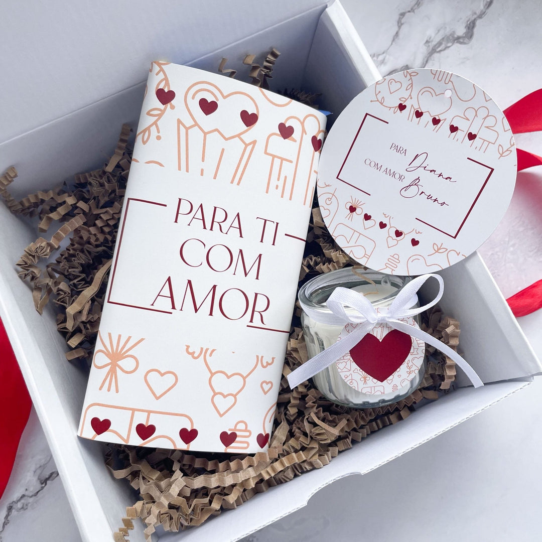 Caixa Para Ti, Com Amor - O Presente Perfeito para o Dia dos Namorados ❤️ - Cutxi Cutxi - Presentes Personalizados