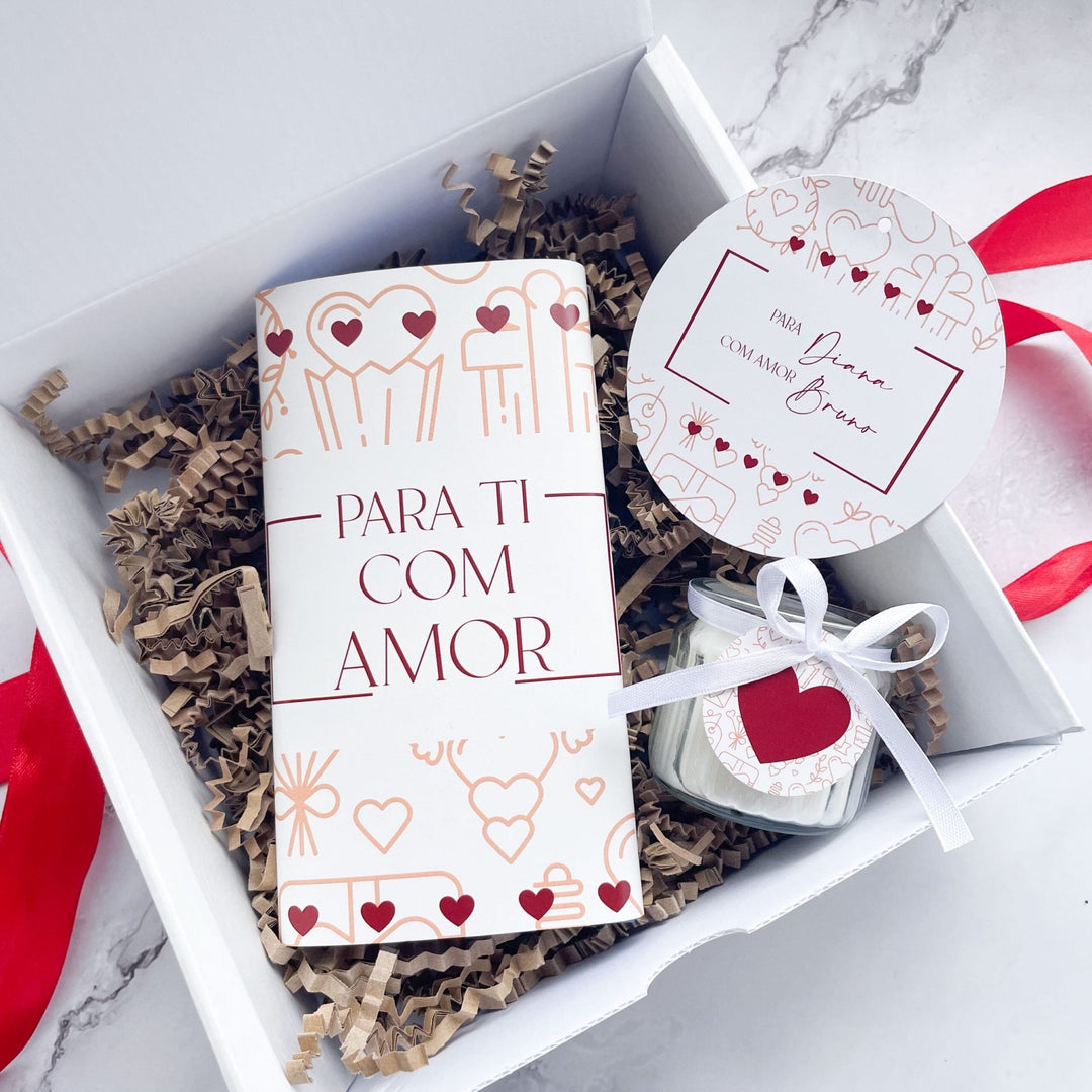 Caixa Para Ti, Com Amor - O Presente Perfeito para o Dia dos Namorados ❤️ - Cutxi Cutxi - Presentes Personalizados