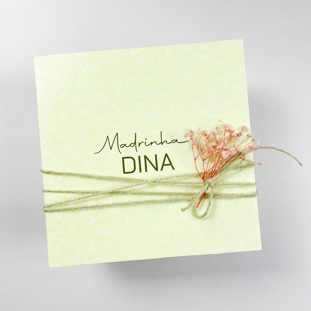 Caixa Presente Perfeito (sugestão Madrinha, Mãe, Avó...)