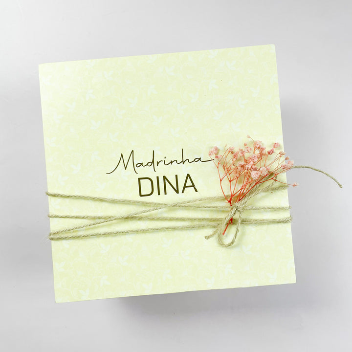 Caixa Presente Perfeito (sugestão Madrinha, Mãe, Avó...)