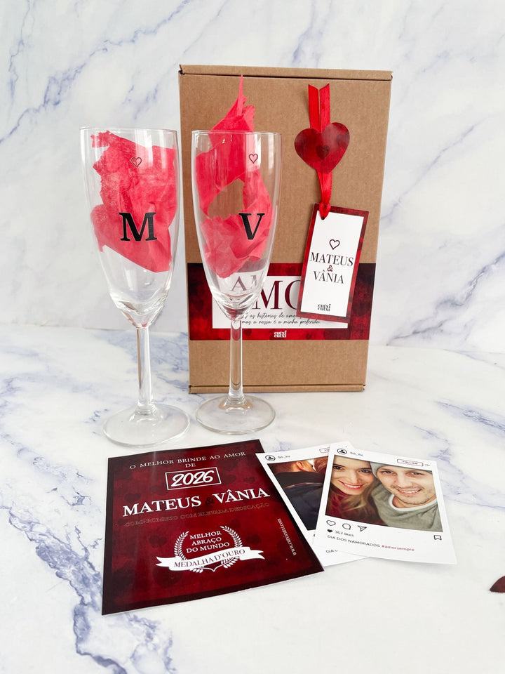Caixa Romance — A Versão Essencial ❤️ | Namorados - Cutxi Cutxi - Presentes Personalizados