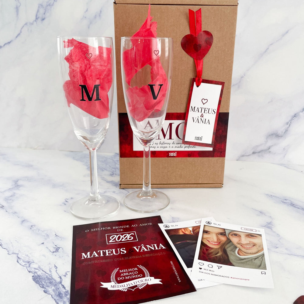 Caixa Romance — A Versão Essencial ❤️ | Namorados - Cutxi Cutxi - Presentes Personalizados
