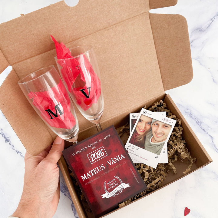 Caixa Romance — A Versão Essencial ❤️ | Namorados - Cutxi Cutxi - Presentes Personalizados