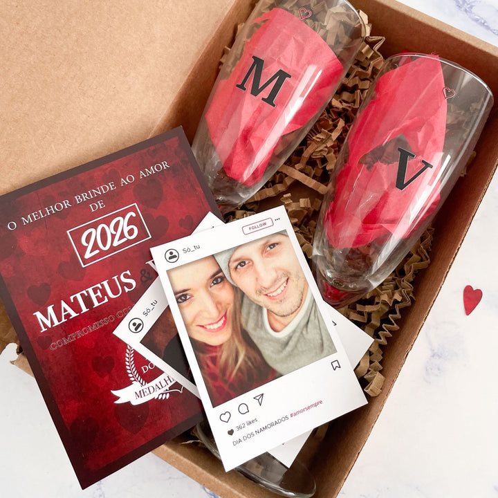 Caixa Romance — A Versão Essencial ❤️ | Namorados - Cutxi Cutxi - Presentes Personalizados