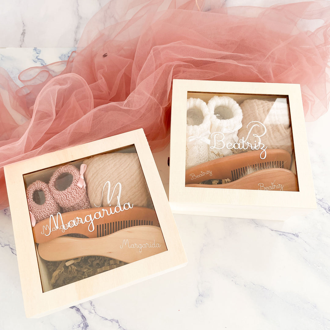 Baby Box #1 | Caixa do Bebé Personalizada com Produtos Artesanais