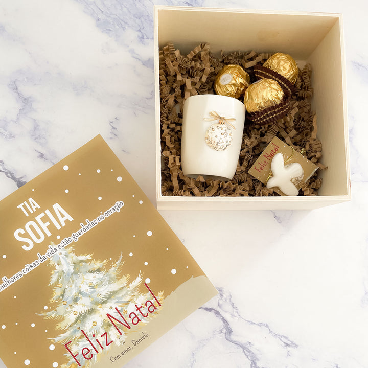 Caixa de Natal Personalizada – Doçura, Conforto e Magia 🎁☕🍫✨