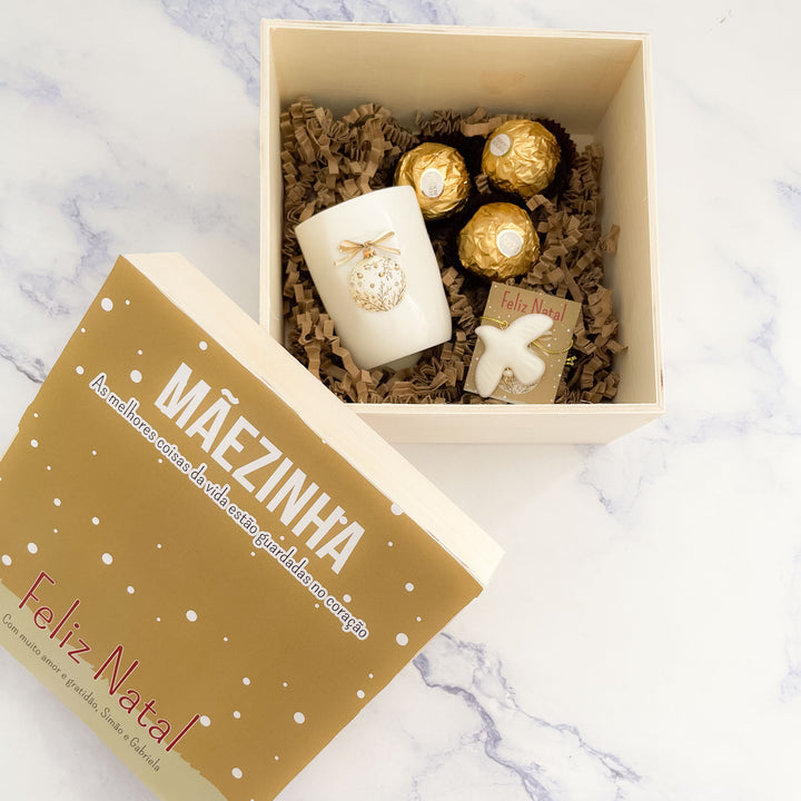 Caixa de Natal Personalizada – Doçura, Conforto e Magia 🎁☕🍫✨