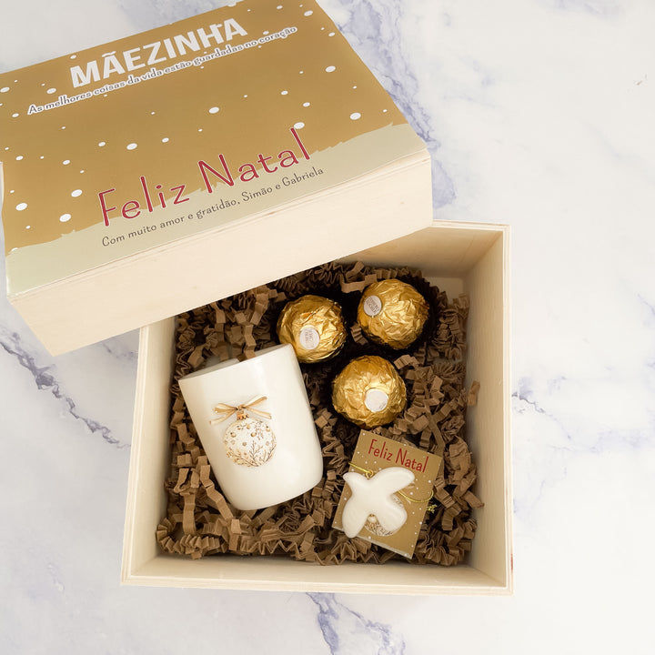 Caixa de Natal Personalizada – Doçura, Conforto e Magia 🎁☕🍫✨