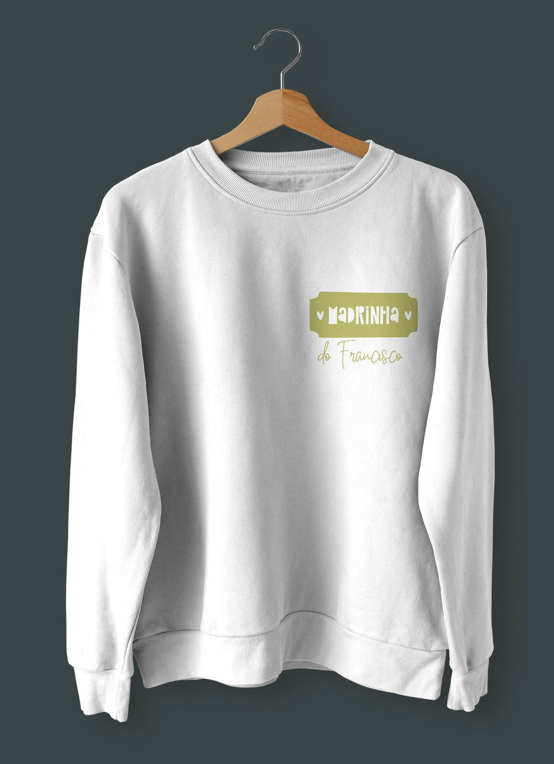 Camisola Sweater doodle MADRINHA personalizada com nome