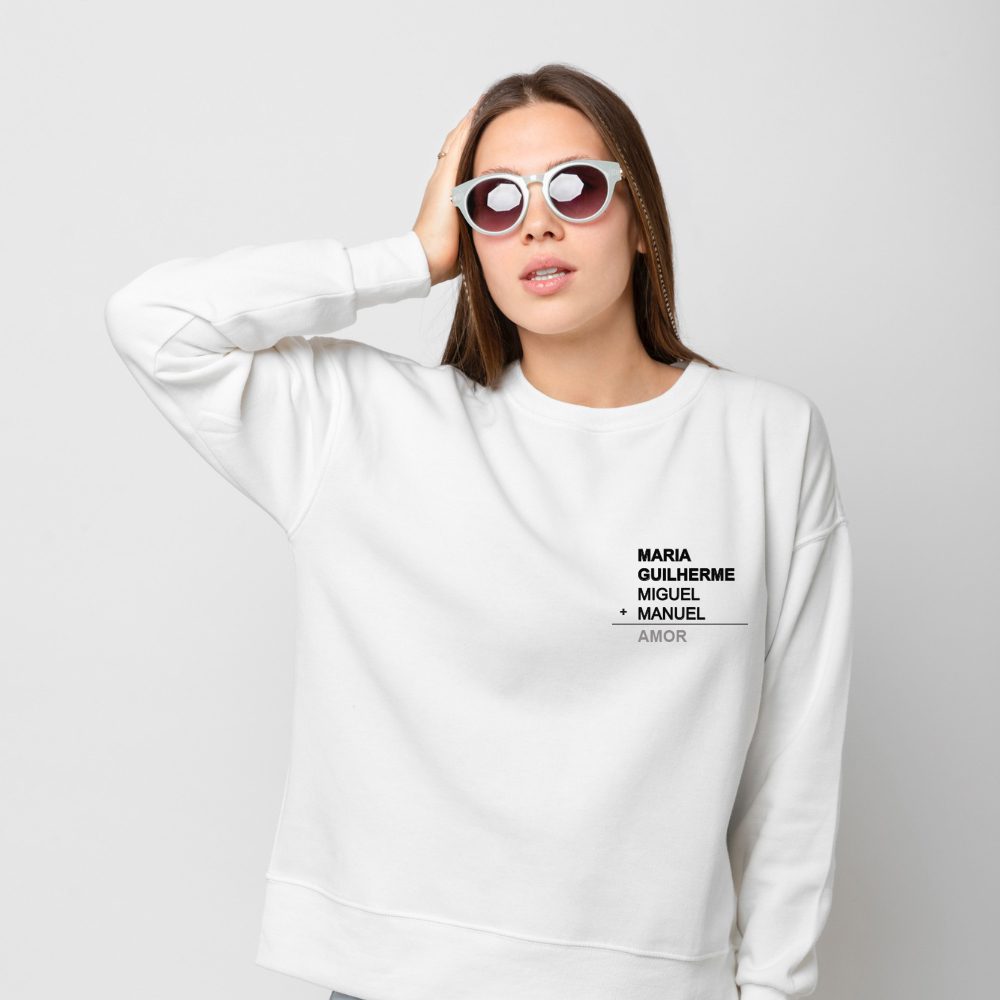 Camisola Camisola Soma Perfeita - Namorados - Cutxi Cutxi - Presentes Personalizados