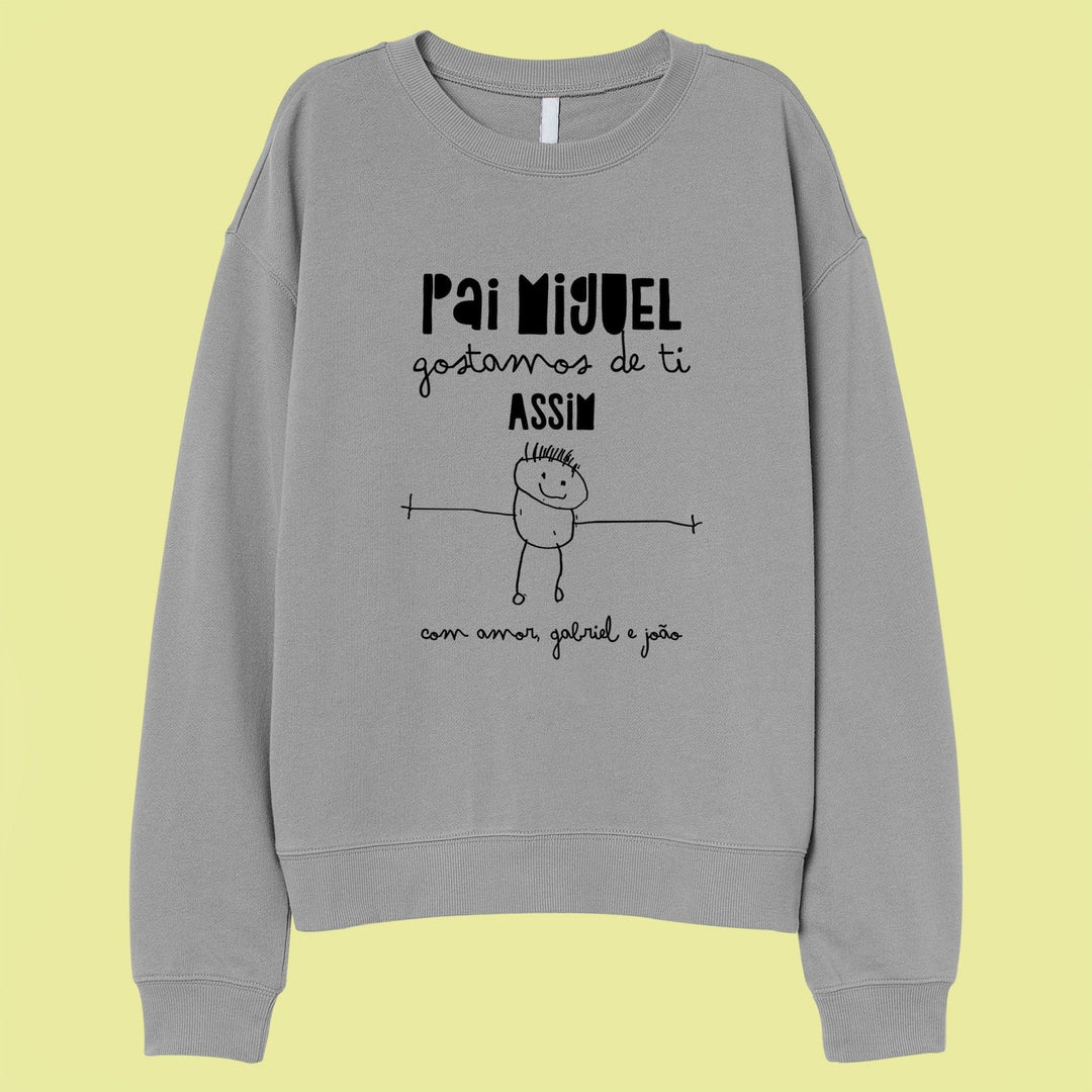 Camisola GOSTO de TI ASSIM - Cutxi Cutxi - Presentes Personalizados