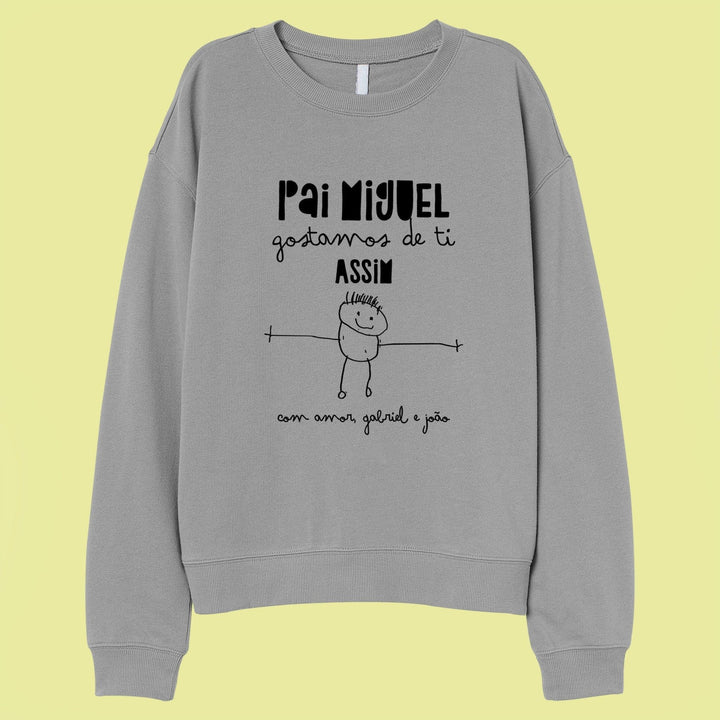 Camisola GOSTO de TI ASSIM - Cutxi Cutxi - Presentes Personalizados