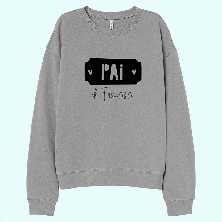 Camisola Sweater DOODLE Pai ou Papá personalizada com nome - Cutxi Cutxi - Presentes Personalizados