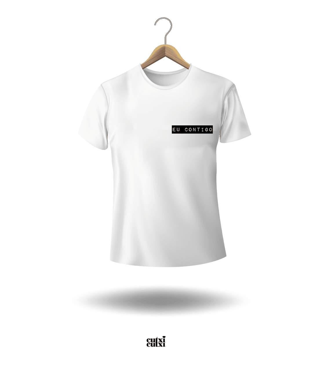 T-shirt ou Camisola "Eu contigo/Tu comigo" - Presente Dia dos Namorados