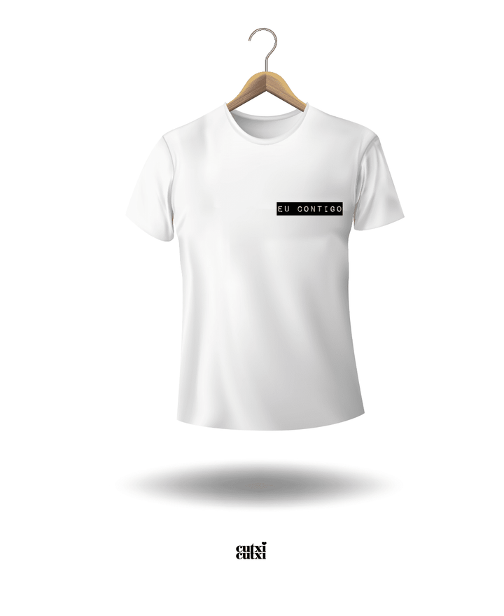 T-shirt ou Camisola "Eu contigo/Tu comigo" - Presente Dia dos Namorados