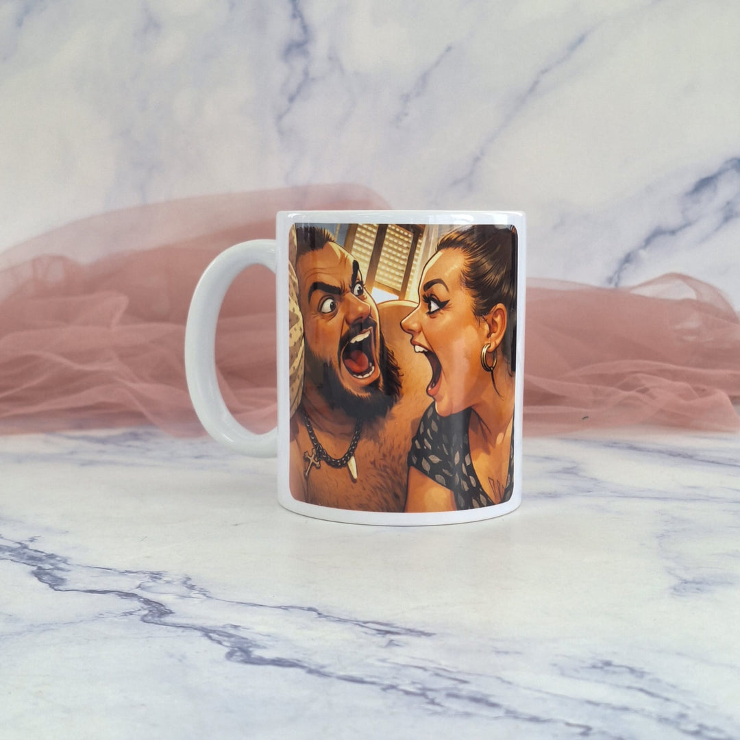Caneca com Ilustração Personalizada - Cutxi Cutxi - Presentes Personalizados