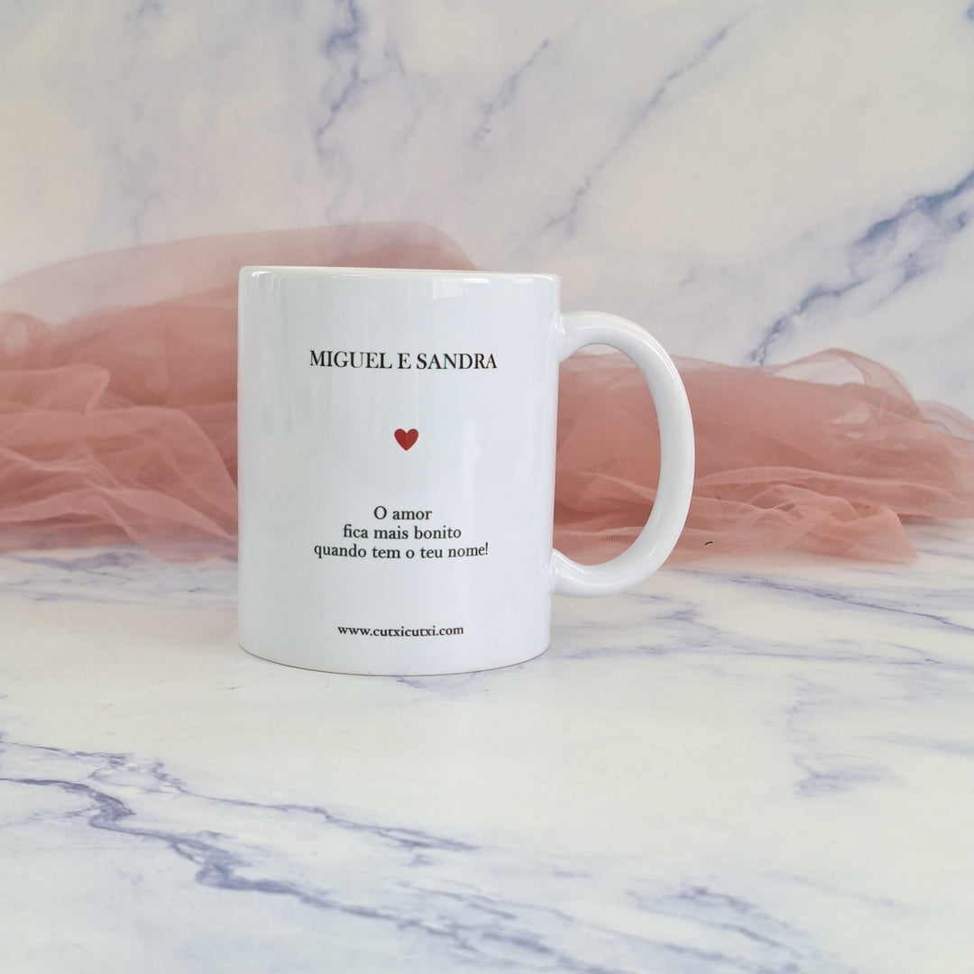 Caneca com Ilustração Personalizada - Cutxi Cutxi - Presentes Personalizados