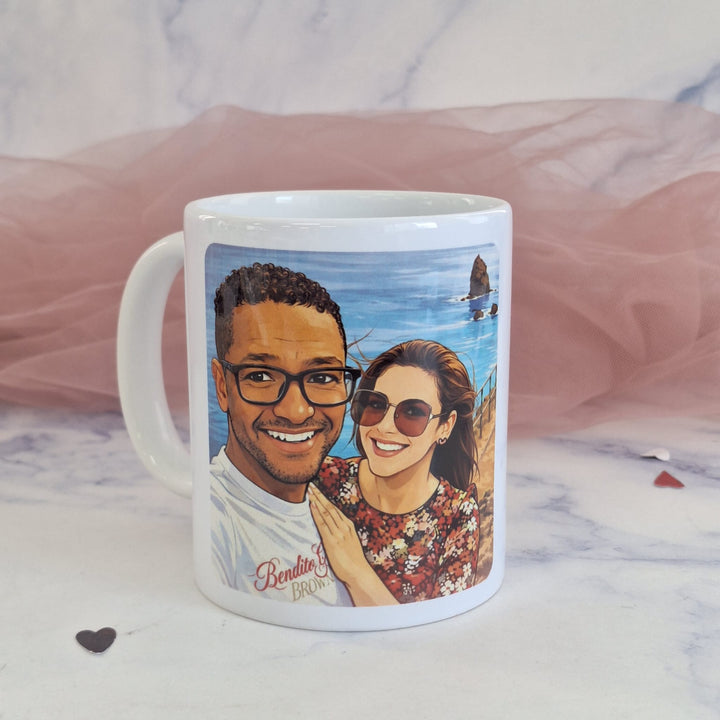 Caneca com Ilustração Personalizada - Cutxi Cutxi - Presentes Personalizados
