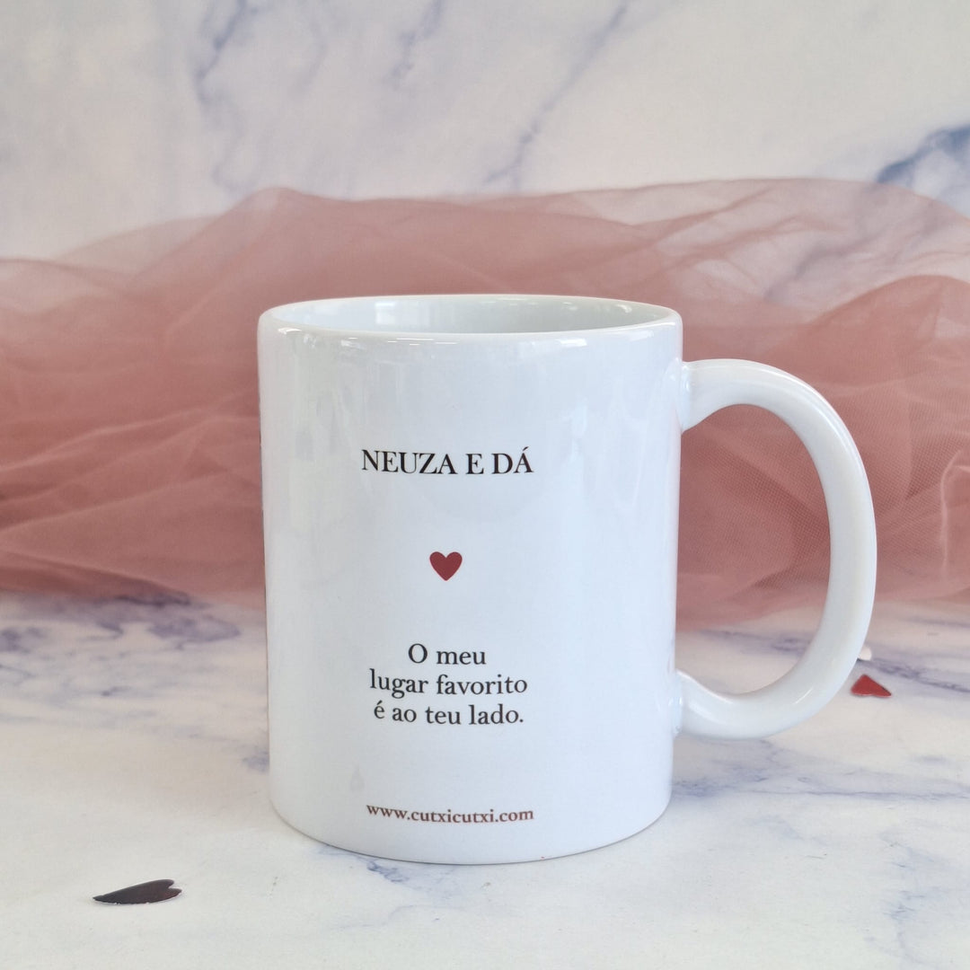 Caneca com Ilustração Personalizada - Cutxi Cutxi - Presentes Personalizados
