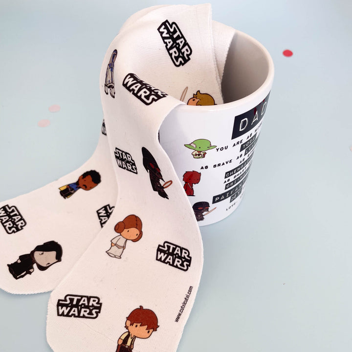 Conjunto Exclusivo de Meias + Caneca Star Wars