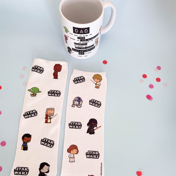 Conjunto Exclusivo de Meias + Caneca Star Wars
