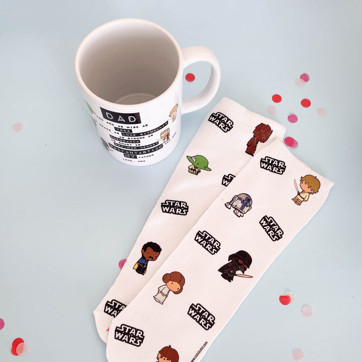 Conjunto Exclusivo de Meias + Caneca Star Wars