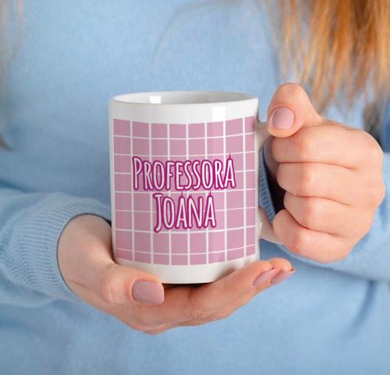 caneca flork professora