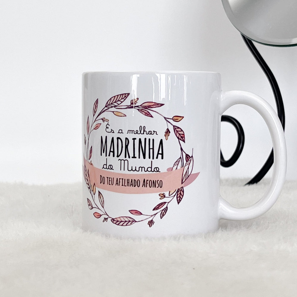 Caneca Melhor Madrinha - Cutxi Cutxi - Presentes Personalizados