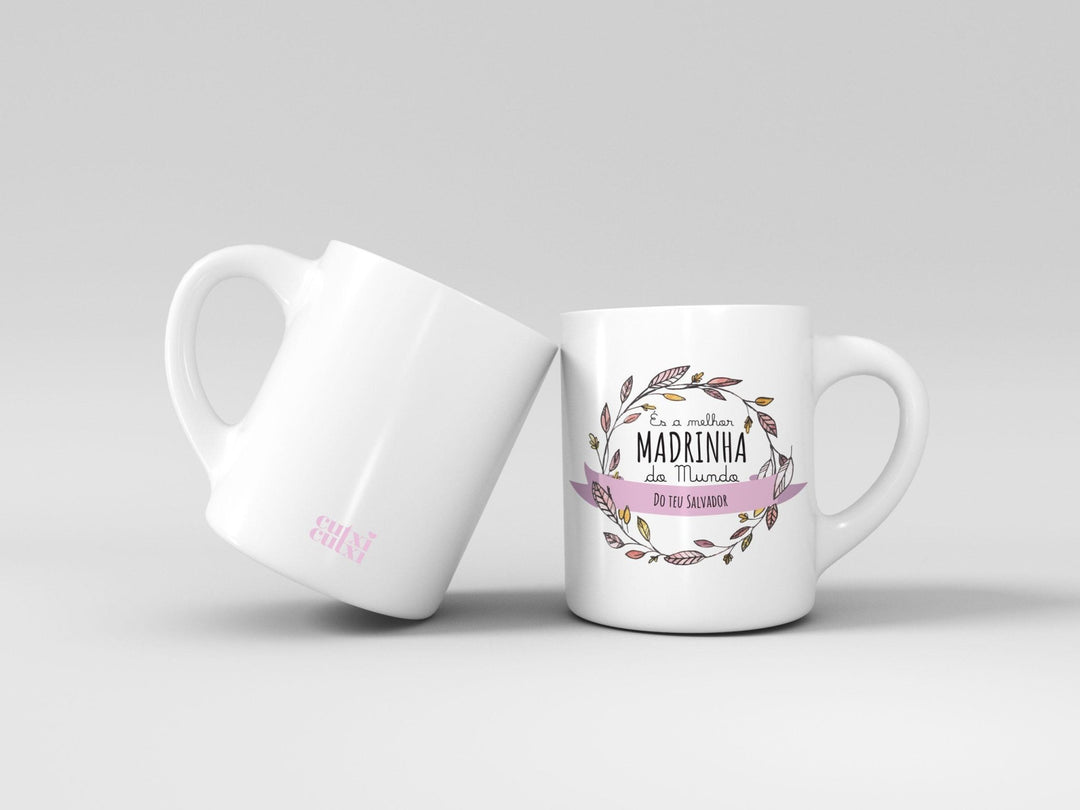 Caneca Melhor Madrinha - Cutxi Cutxi - Presentes Personalizados
