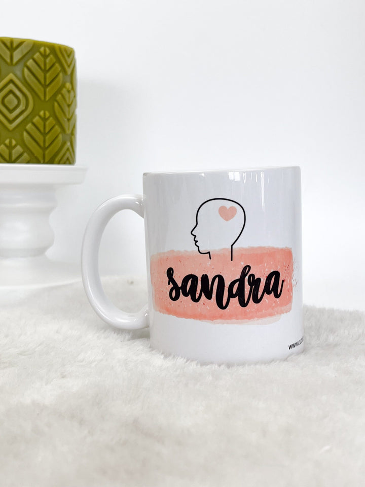 Caneca ilustrada profissão Psicóloga