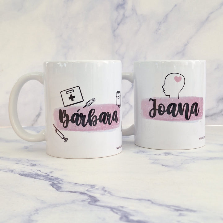 Caneca PROFISSÃO Ilustrada - Cutxi Cutxi - Presentes Personalizados