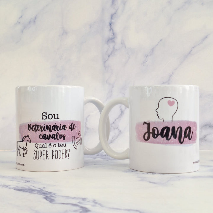 Caneca PROFISSÃO Ilustrada - Cutxi Cutxi - Presentes Personalizados