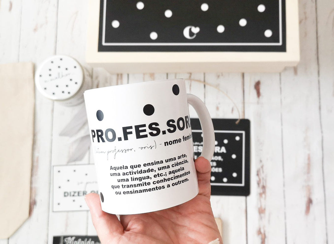 Caneca Significado Profissões - Cutxi Cutxi - Presentes Personalizados