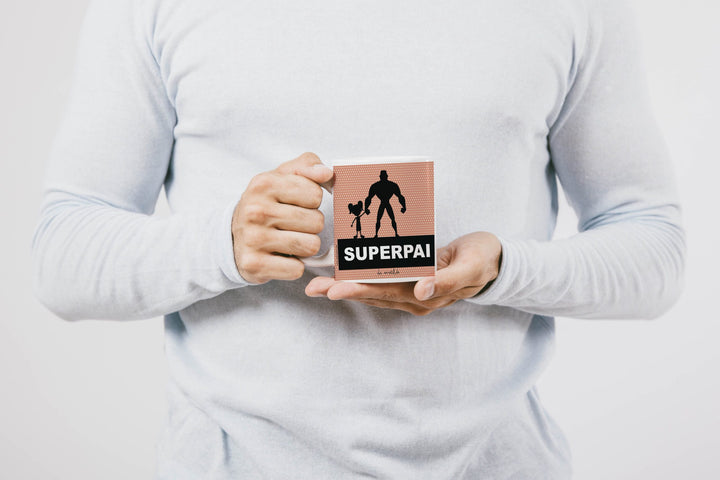 Caneca Super Pai Herói personalizada