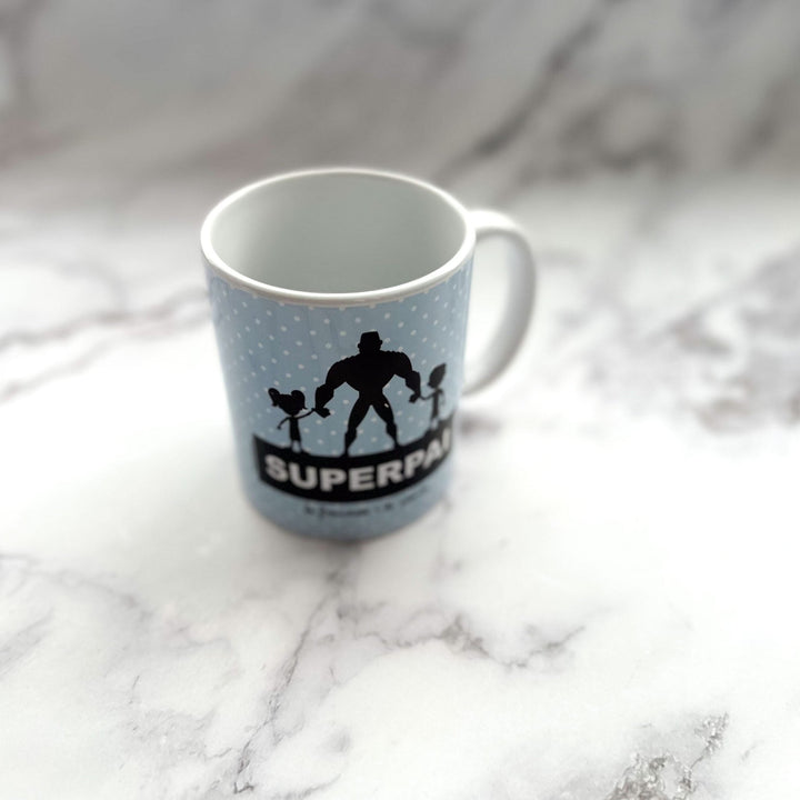 Caneca Super Pai Herói personalizada - Cutxi Cutxi - Presentes Personalizados