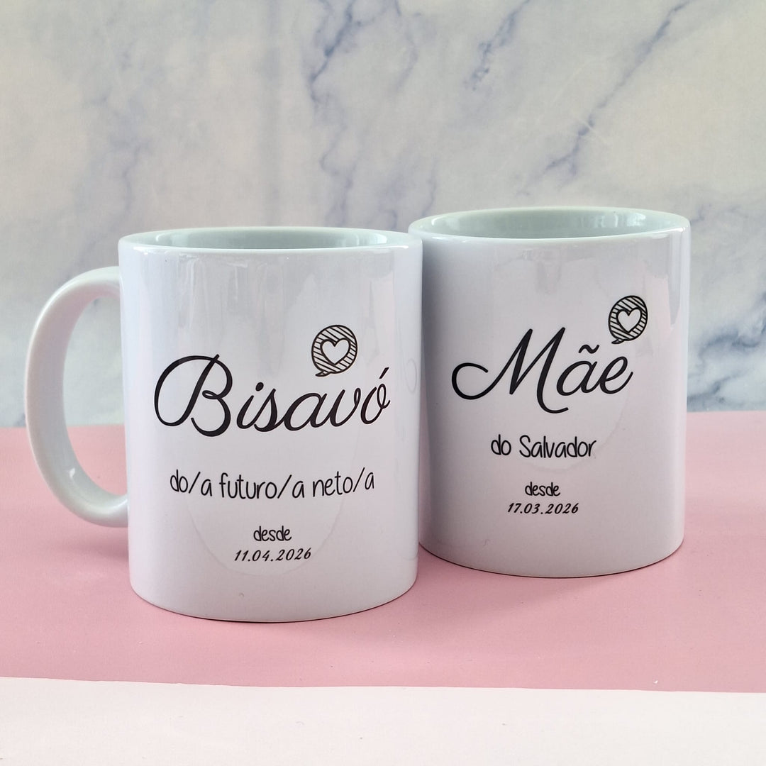 Canecas "Amor desde..." (Sugestão Presente) - Cutxi Cutxi - Presentes Personalizados