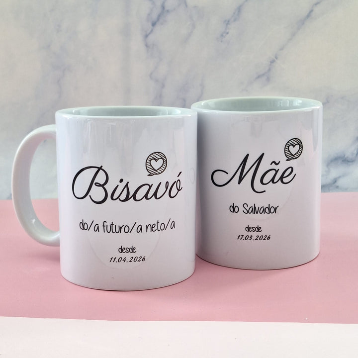 Canecas "Amor desde..." (Sugestão Presente) - Cutxi Cutxi - Presentes Personalizados