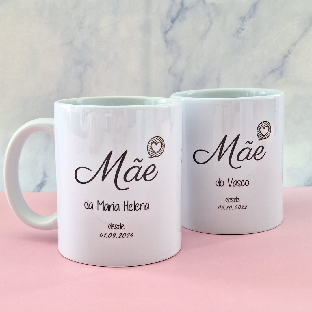 Canecas "Amor desde..." (Sugestão Presente) - Cutxi Cutxi - Presentes Personalizados