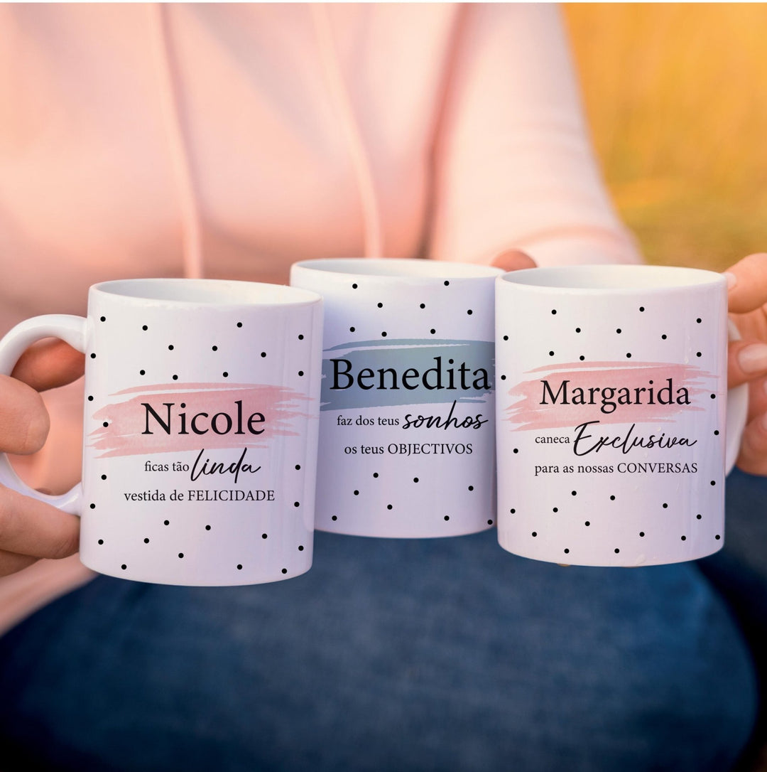 Canecas Palavras Especiais - Cutxi Cutxi - Presentes Personalizados